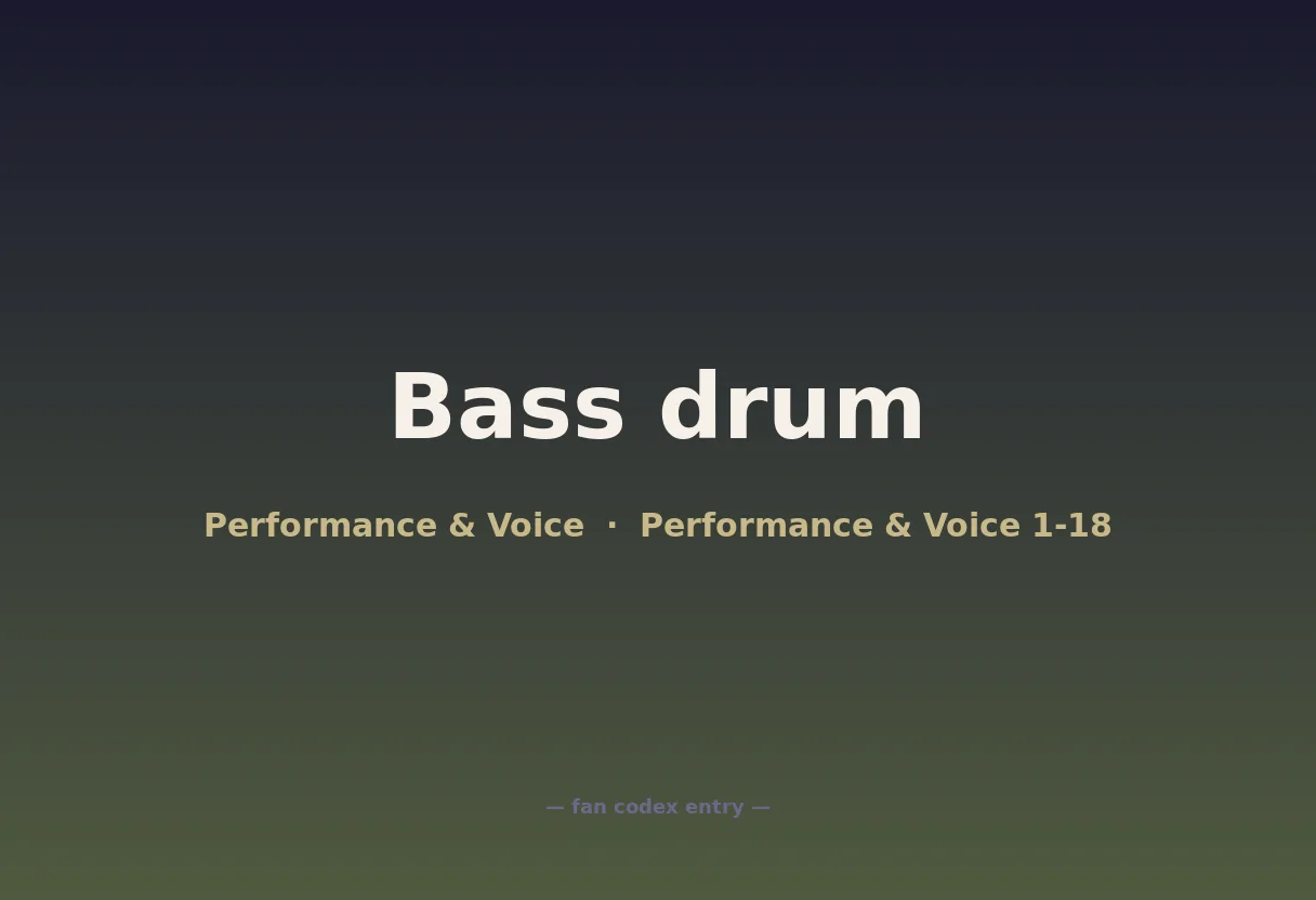 Bass drum