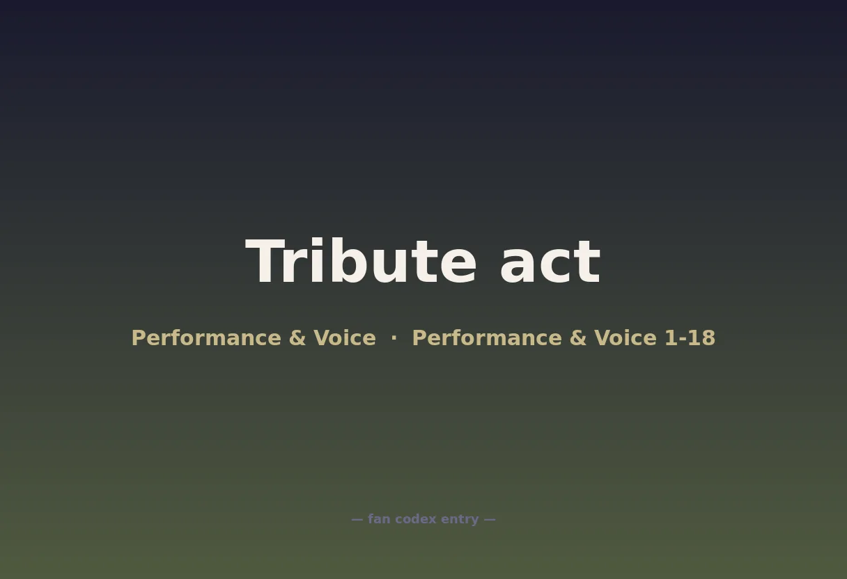 Tribute act