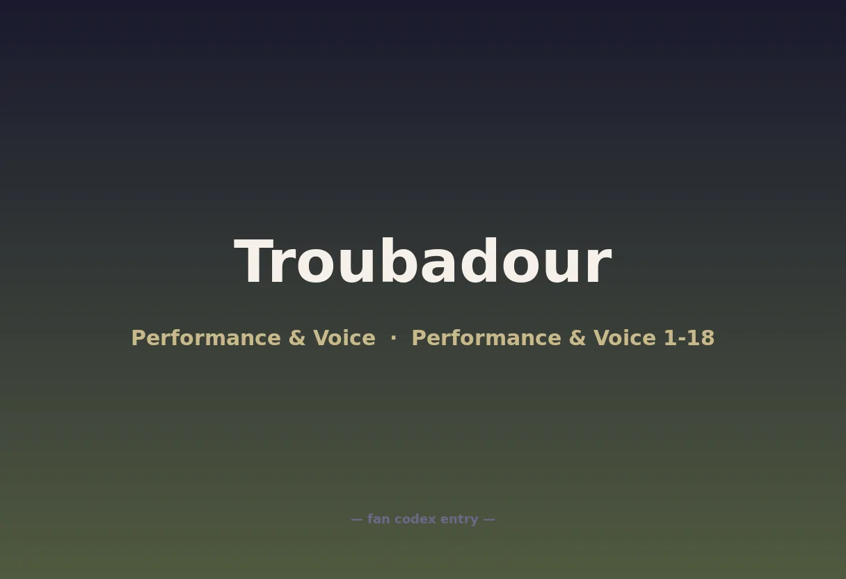 Troubadour